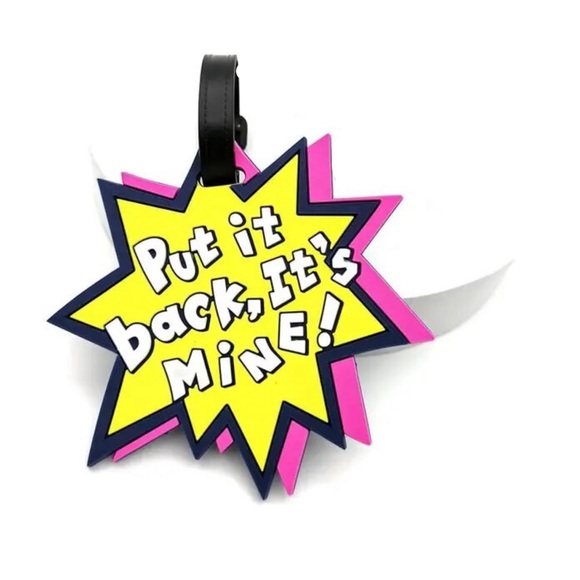 New 1PC Silicone Luggage Tag Put It Back It’s Mine - Picture 1 of 2